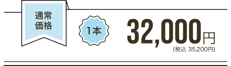 通常価格1本 35,200円(税込)